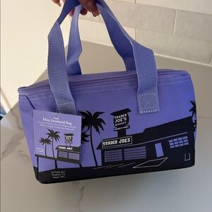 Trader Joe's Purple Insulated Toiletry Bag
